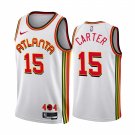 Men & Youth Kids #15 Vince Carter Atlanta Hawks 2022-23 Association Edition White Jersey