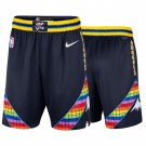 Men‘s Denver Nuggets 2021-22 Season 75th Anniversary City Edition Navy Pocket Shorts