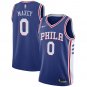 Men & Youth Kids #0 Tyrese Maxey Philadelphia 76ers Icon Edition Blue Jersey