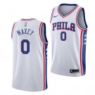 Men & Youth Kids #0 Tyrese Maxey Philadelphia 76ers Association Edition White Jersey