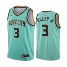 Men & Youth Kids #3 Terry Rozier III Charlotte Hornets City Edition Mint Green Jersey