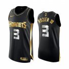 Men & Youth Kids #3 Terry Rozier III Charlotte Hornets Black Golden Edition Jersey