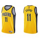 Men & Youth Kids #11 Domantas Sabonis Indiana Pacers Earned Edition Yellow Jersey