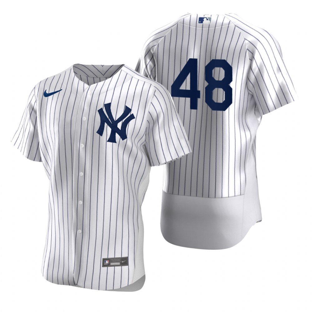 Men & Youth Kids #48 Anthony Rizzo New York Yankees Flex Base White Home Jersey