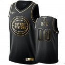 Men & Youth Kids #00 Bol Bol Detroit Pistons Black Golden Edition Jersey