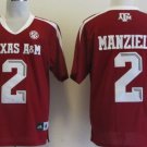 Men's Johnny Manziel Texas A&M University College Football Jersey Red