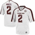 Men's Johnny Manziel Texas A&M University College Football Jersey White