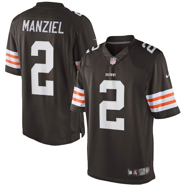 Men & Youth Kids Johnny Manziel Cleveland Browns Color Rush Limited Jersey Brown