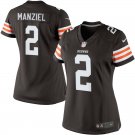 Women's Johnny Manziel Cleveland Browns Color Rush Limited Jersey Brown