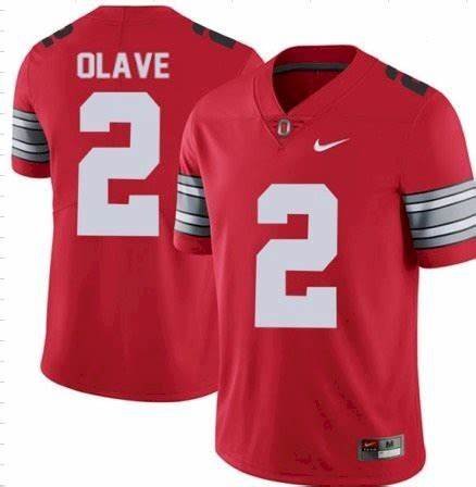 Men & Youth Kids #2 Chris Olave Ohio State Buckeyes College Football Jersey Red