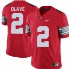 Men & Youth Kids #2 Chris Olave Ohio State Buckeyes College Football Jersey Red