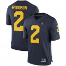Men & Youth Kids #2 Charles Woodson Michigan College Football Jersey Navy