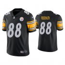 Men & Youth #88 Pat Freiermuth Pittsburgh Steelers Color Rush Limited Black Jersey