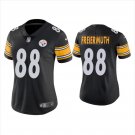 Women's #88 Pat Freiermuth Pittsburgh Steelers Color Rush Limited Black Jersey