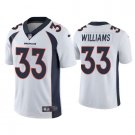 Men & Youth Kids #33 Javonte Williams Denver Broncos Color Rush Limited White Jersey