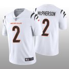 Men & Youth #2 Evan Mcpherson Cincinnati Bengals Vapor Limited Color Rush White Jersey