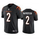 Men & Youth #2 Evan Mcpherson Cincinnati Bengals Vapor Limited Color Rush Black Jersey