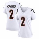 Women's #2 Evan Mcpherson Cincinnati Bengals Super Vapor Limited White Jersey