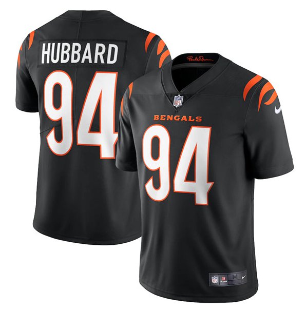 Men & Youth #94 Sam Hubbard Cincinnati Bengals Vapor Limited Color Rush Black Jersey