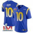 Men & Youth #10 Cooper Kupp Los Angeles Rams Super Bowl LVI 56 Vapor Limited Blue Jersey
