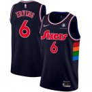 Men & Youth #6 Julius Erving Philadelphia 76ers City Edition Blue Jersey