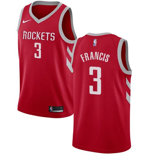 Men & Youth #3 Steve Francis Houston Rockets Icon Edition Swingman Red Jersey