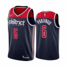 2022 Men & Youth Kids #6 Kristaps Porzingis Washington Wizards 75th Statement Edition Navy Jersey