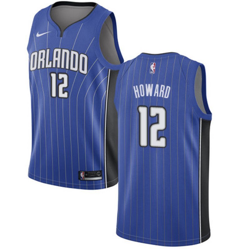 Men & Youth Kids #12 Dwight Howard Orlando Magic Icon Edition Blue Jersey