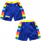 Men‘s Denver Nuggets Blue Embroidered Basketball Shorts