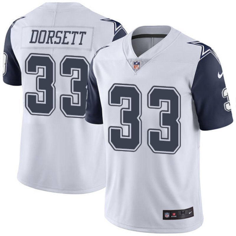 Men & Youth Kids #33 Tony Dorsett Dallas Cowboys Color Rush Limited White Jersey