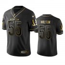 Men & Youth Kids #55 Logan Wilson Cincinnati Bengals Color Rush Limited Black Golden Jersey