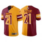 Men & Youth #21 Sean Taylor Washington Color Rush Red Gold Split Jersey