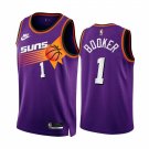 Men & Youth Kids #1 Devin Booker Phoenix Suns 2022/23 Classic Edition Purple Jersey