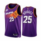 Men & Youth Kids #25 Mikal Bridges Phoenix Suns 2022/23 Classic Edition Purple Jersey