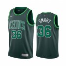 Men & Youth Kids #36 Marcus Smart Boston Celtics 2021 Earned Edition Green Jersey