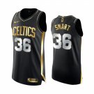 Men & Youth Kids #36 Marcus Smart Boston Celtics Black Golden Edition Jersey