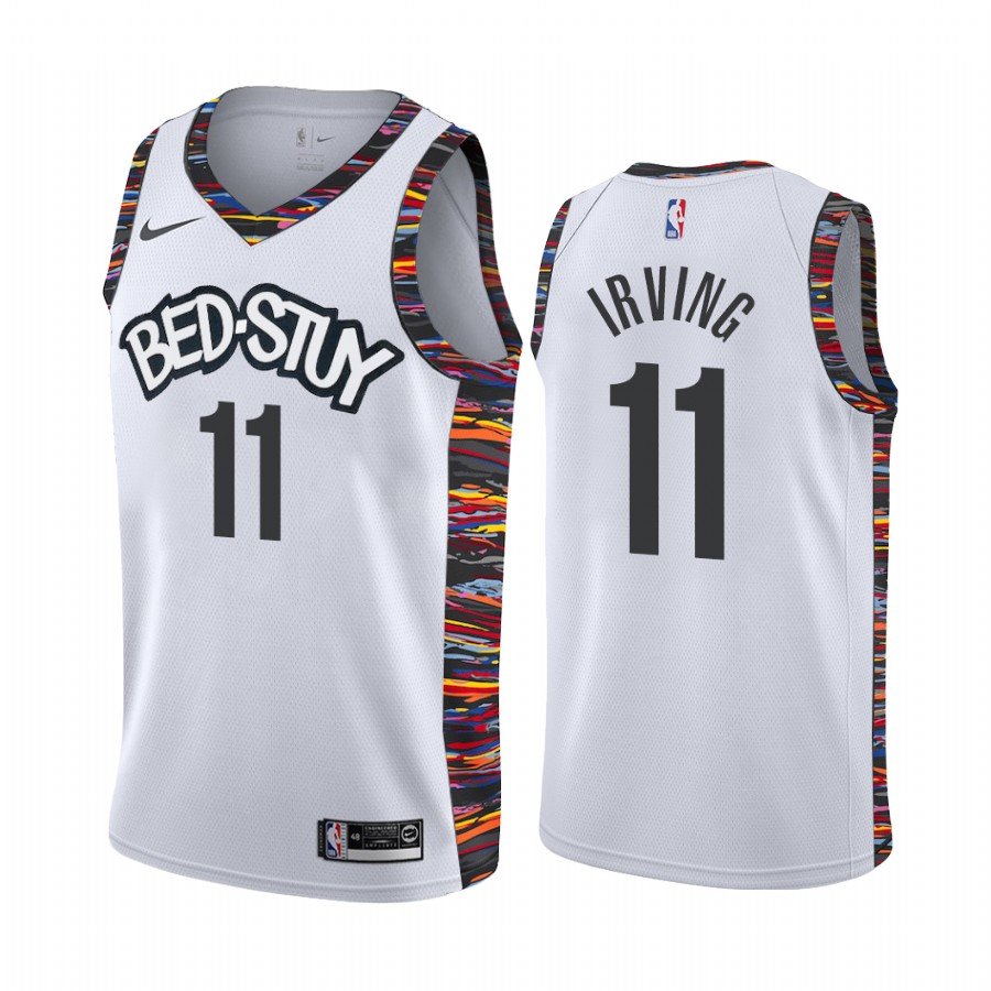 Men & Youth Kids #11 Kyrie Irving Brooklyn Nets City Edition White Jersey