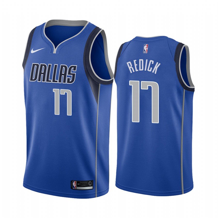Men & Youth Kids #17 J.J. Redick Dallas Mavericks Icon Edition Navy Blue Jersey