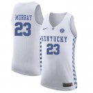 Men's #23 Jamal Murray Kentucky Wildcats College White Jersey