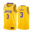 Men & Youth Kids #3 Anthony Davis Los Angeles Lakers Icon Edition Yellow Jersey