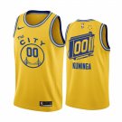 Men & Youth Kids #00 Jonathan Kuminga Golden State Warriors Classic Edition Yellow Jersey