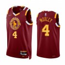 Men & Youth #4 Evan Mobley Cleveland Cavaliers 75th Anniversary City Edition Red Jersey