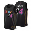 2022 Men's & Youth #14 Tyler Herro Miami Heat City Edition Black Jersey