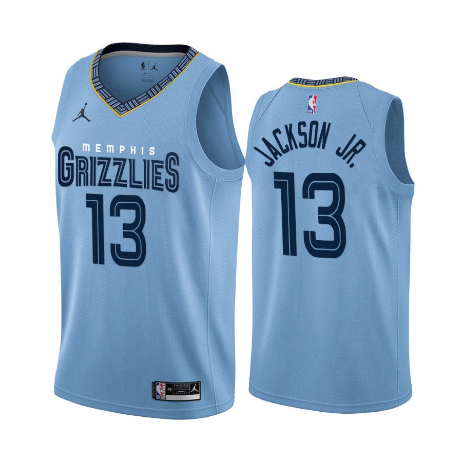 Jaren Jackson Jr. Memphis Grizzlies Fanatics Authentic Game-Used #13 Blue  Jersey Worn During the Second