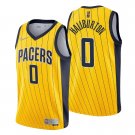 Men & Youth #0 Tyrese Haliburton Indiana Pacers Earned Edition Yellow Jersey