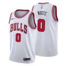 Men & Youth Kids #0 Coby White Chicago Bulls Association Edition White Jersey