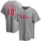 Men & Youth Kids #18 Didi Gregorius Philadelphia Phillies Gray Road Jersey