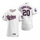 Men & Youth Kids #20 Josh Donaldson Minnesota Twins Flex Base White Home Jersey