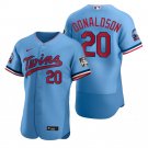 Men & Youth Kids #20 Josh Donaldson Minnesota Twins Flex Base Light Blue Alternate Jersey