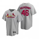 Men & Youth Kids #46 Paul Goldschmidt St. Louis Cardinals Gray Road Jersey